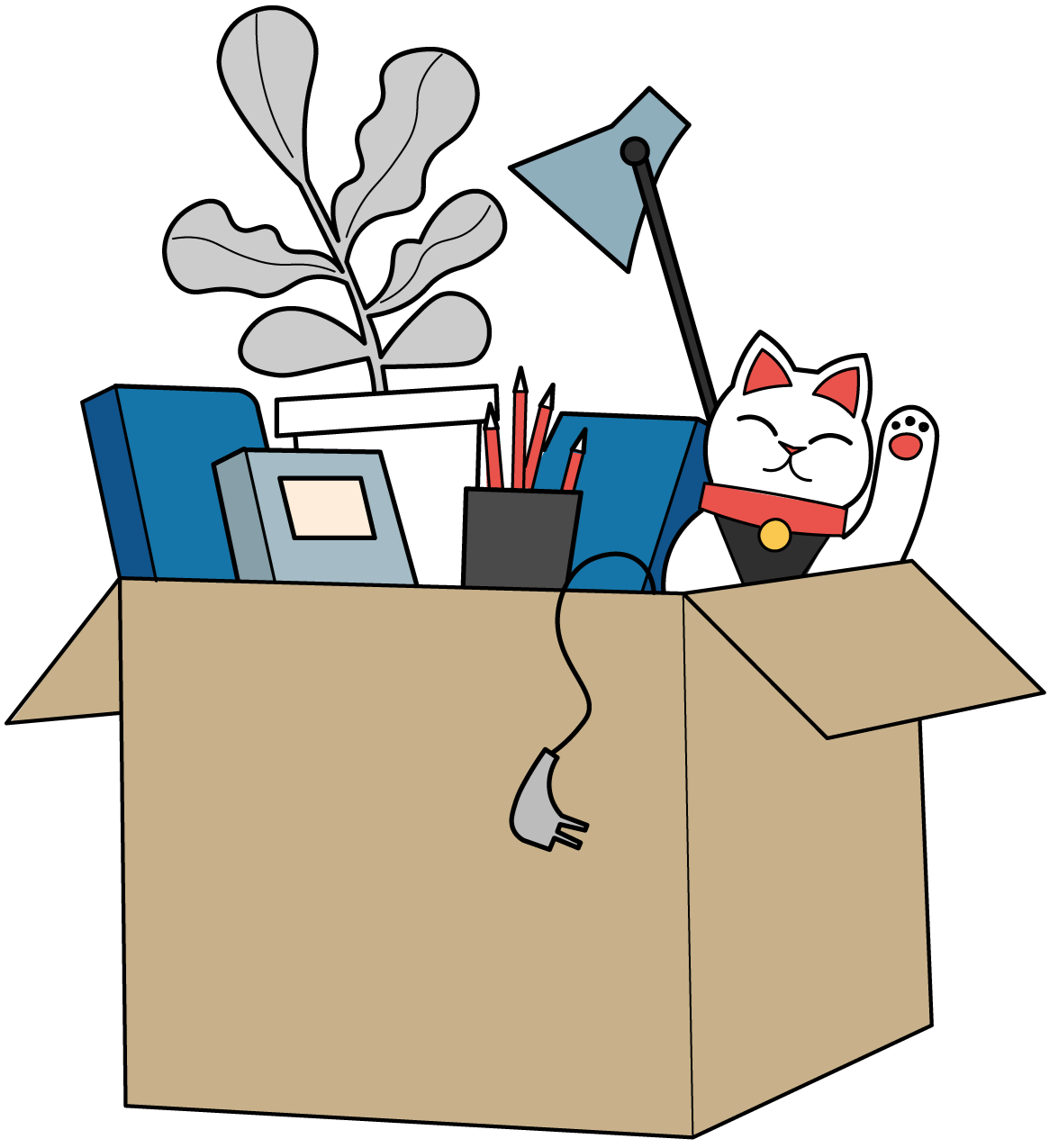 イラスト おもちゃ箱